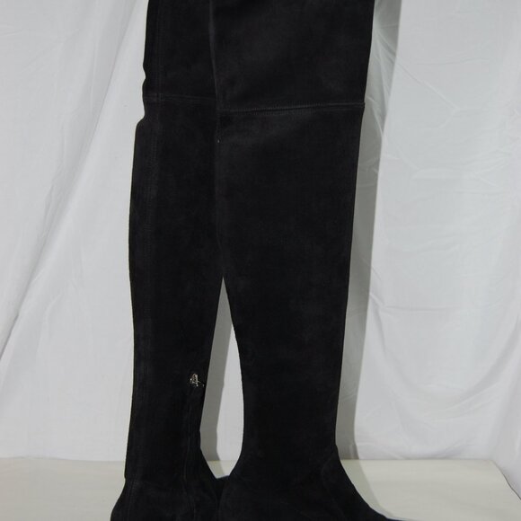 39/US9❤️ PRADA Stretch Suede Leather Over Knee High Heels Tall Boots ITALY OTK - Picture 8 of 15